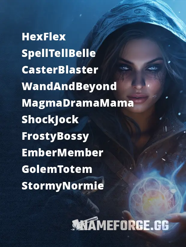 POE Name Ideas for Each Class and Subclass Witch